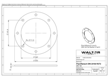 Lade das Bild in den Galerie-Viewer, Flachflansch NW 160 DIN 24154 Reihe 2 Teil 2