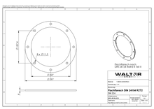 Lade das Bild in den Galerie-Viewer, Flachflansch NW 224 DIN 24154 Reihe 2 Teil 2