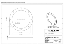 Lade das Bild in den Galerie-Viewer, Flachflansch NW 250 DIN 24154 Reihe 2 Teil 2