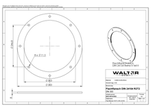 Lade das Bild in den Galerie-Viewer, Flachflansch NW 300 DIN 24154 Reihe 2 Teil 2