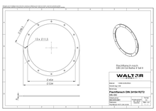 Lade das Bild in den Galerie-Viewer, Flachflansch NW 450 DIN 24154 Reihe 2 Teil 2