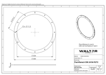 Lade das Bild in den Galerie-Viewer, Flachflansch NW 500 DIN 24154 Reihe 2 Teil 2