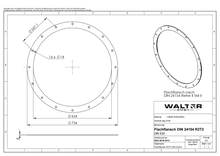 Lade das Bild in den Galerie-Viewer, Flachflansch NW 630 DIN 24154 Reihe 2 Teil 2