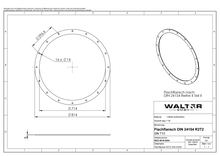 Lade das Bild in den Galerie-Viewer, Flachflansch NW 710 DIN 24154 Reihe 2 Teil 2