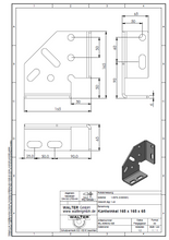 Lade das Bild in den Galerie-Viewer, Kantwinkel 165 x 165 x 65mm