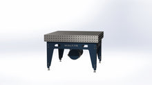 Lade das Bild in den Galerie-Viewer, Schweisstisch / Lochtisch für Absaugung 1200 x 1200 x 150mm System 6x16mm