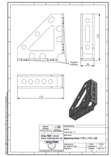 Lade das Bild in den Galerie-Viewer, Spannwinkel 175 x 175 x 50 (Bausatz)