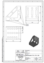 Lade das Bild in den Galerie-Viewer, Spannwinkel 175 x 175 x 150 (Bausatz)