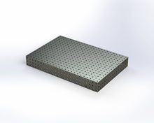 Lade das Bild in den Galerie-Viewer, Schweisstisch / Lochtisch Lochplatte verschweisst 1.200x800x150mm System 6x16mm