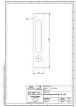 Lade das Bild in den Galerie-Viewer, Universalanschlag 150x30mm