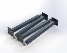 Lade das Bild in den Galerie-Viewer, Tischbeine verschweißt und lackiert RAL 5011 (stahlblau)