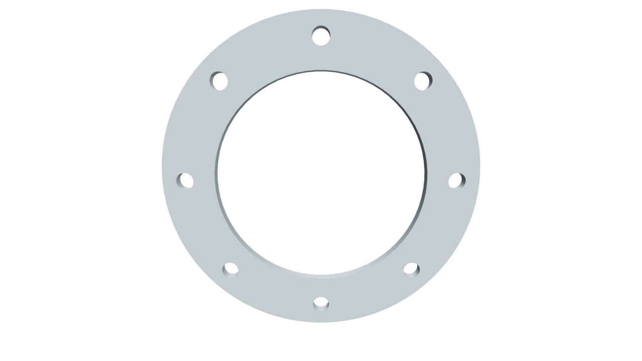 Flachflansch NW 140 DIN 24154 Reihe 2 Teil 2
