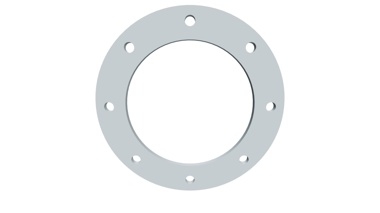 Flachflansch NW 150 DIN 24154 Reihe 2 Teil 2