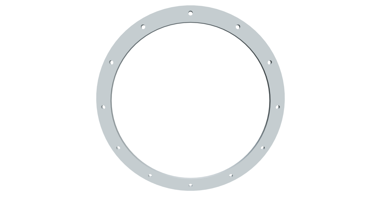 Flachflansch NW 450 DIN 24154 Reihe 2 Teil 2