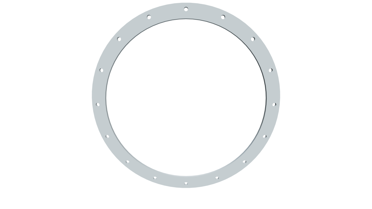 Flachflansch NW 600 DIN 24154 Reihe 2 Teil 2