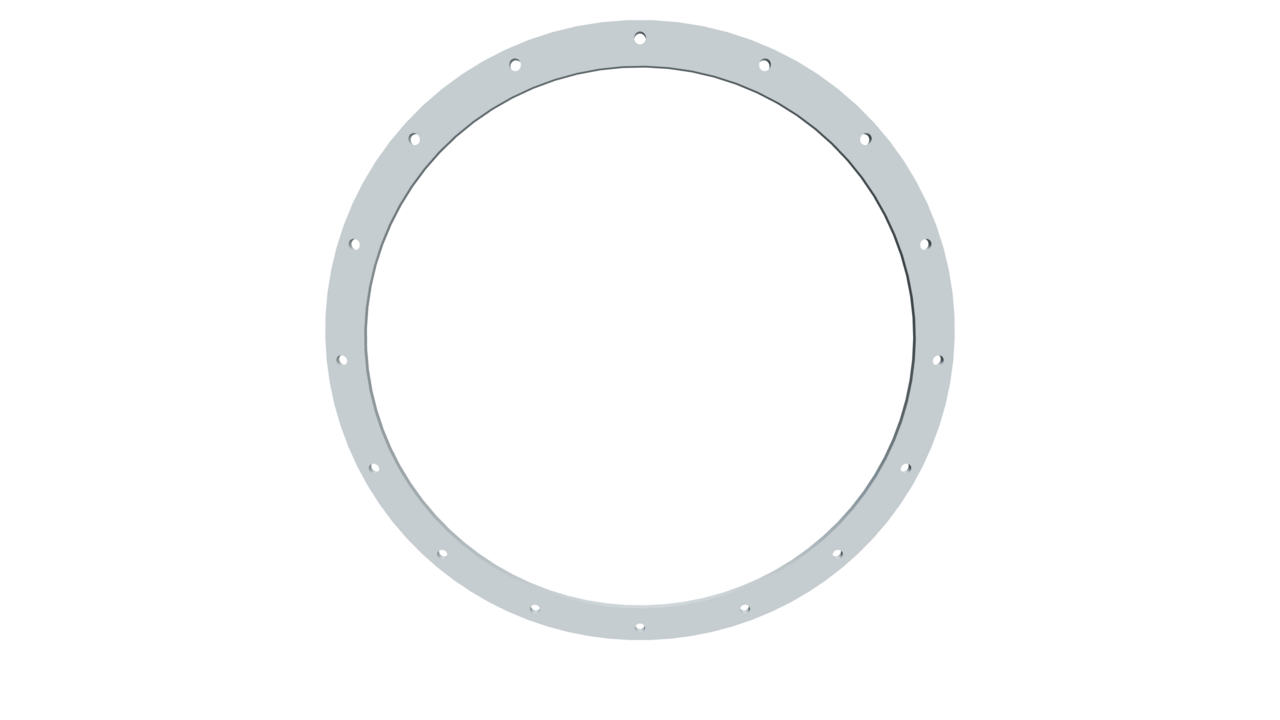 Flachflansch NW 710 DIN 24154 Reihe 2 Teil 2