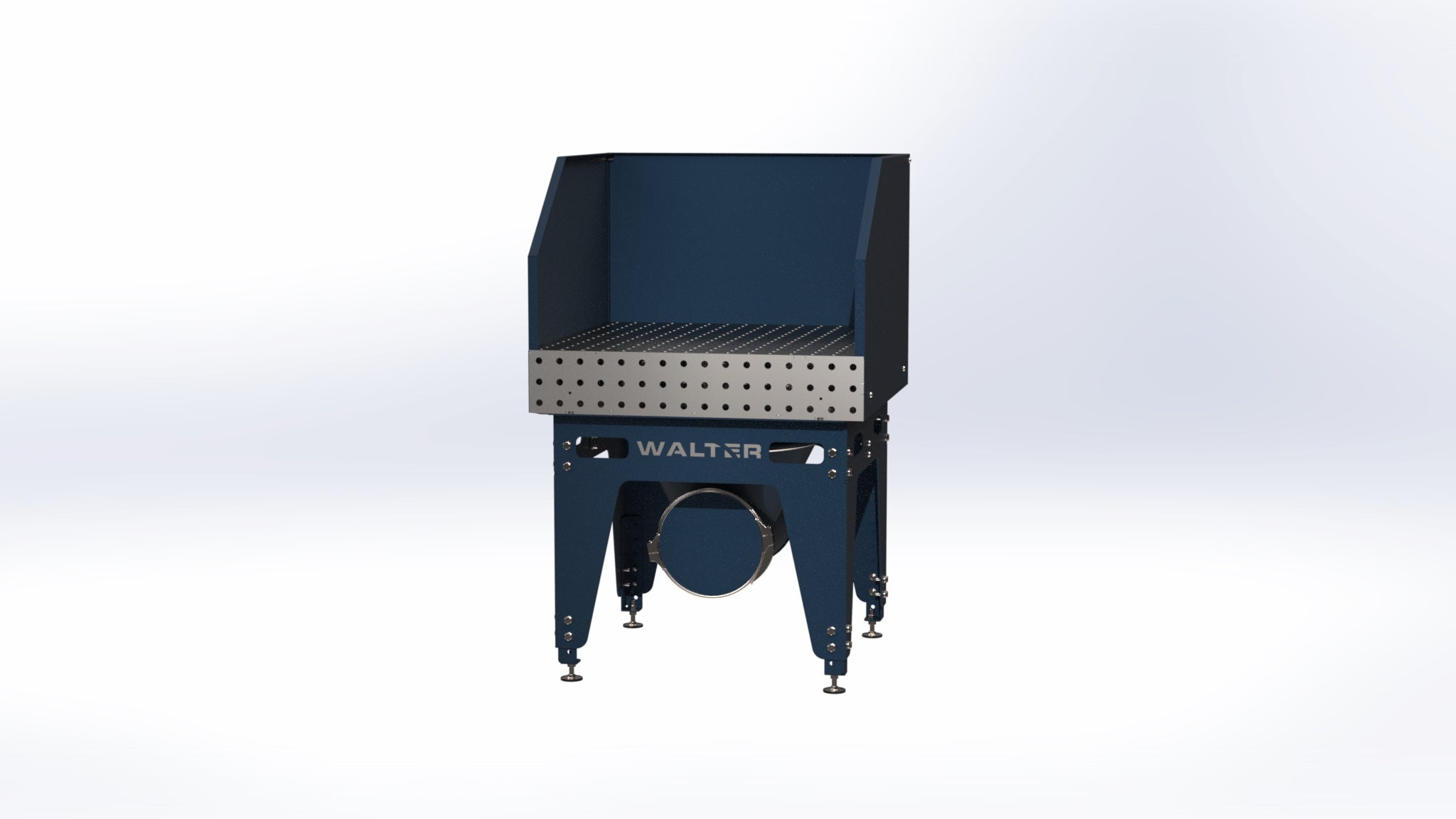 Schweisstisch / Lochtisch für Absaugung 800 x 800 x 150mm System 6x16mm