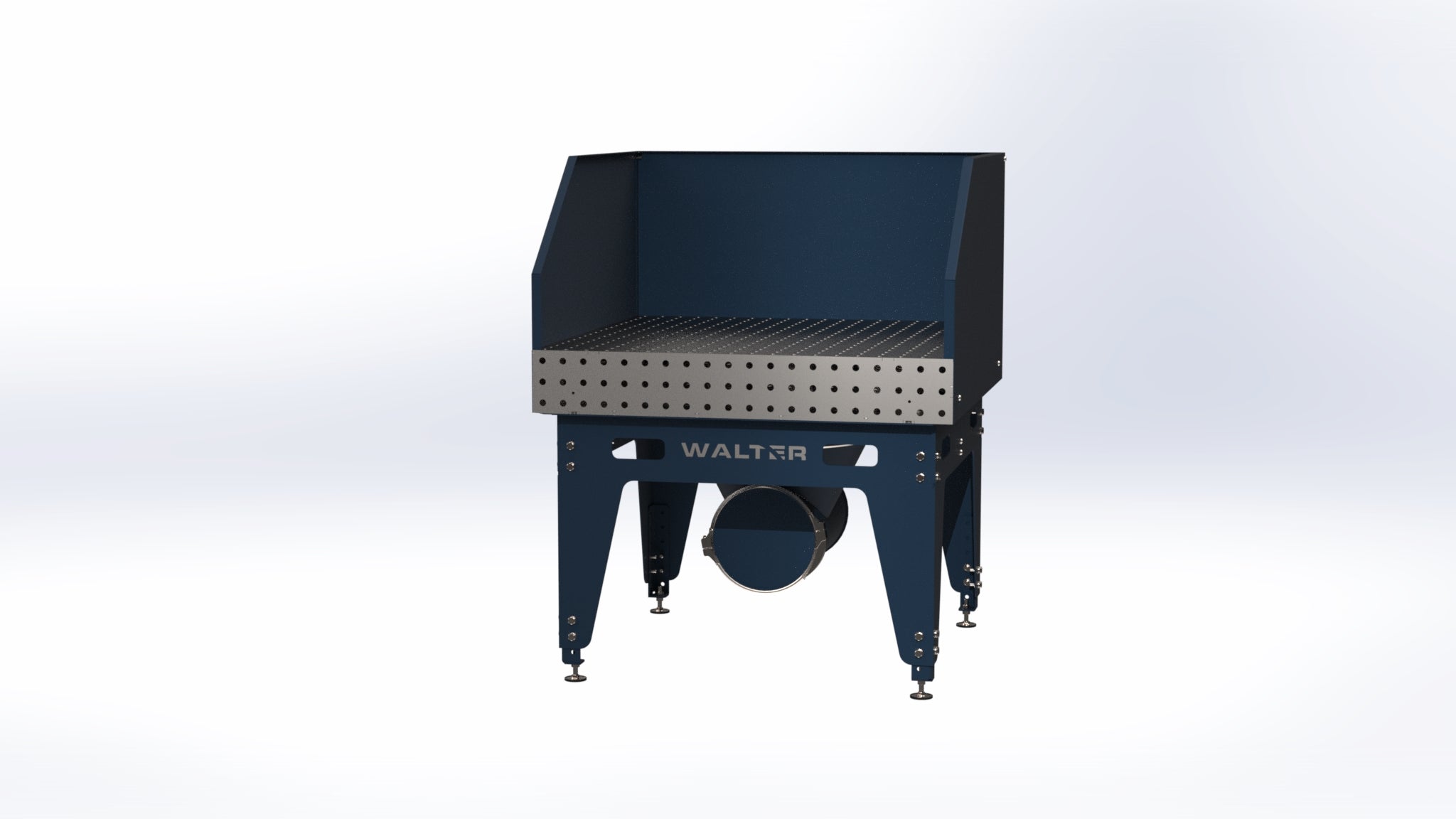 Schweisstisch / Lochtisch für Absaugung 1000 x 1000 x 150mm System 6x16mm
