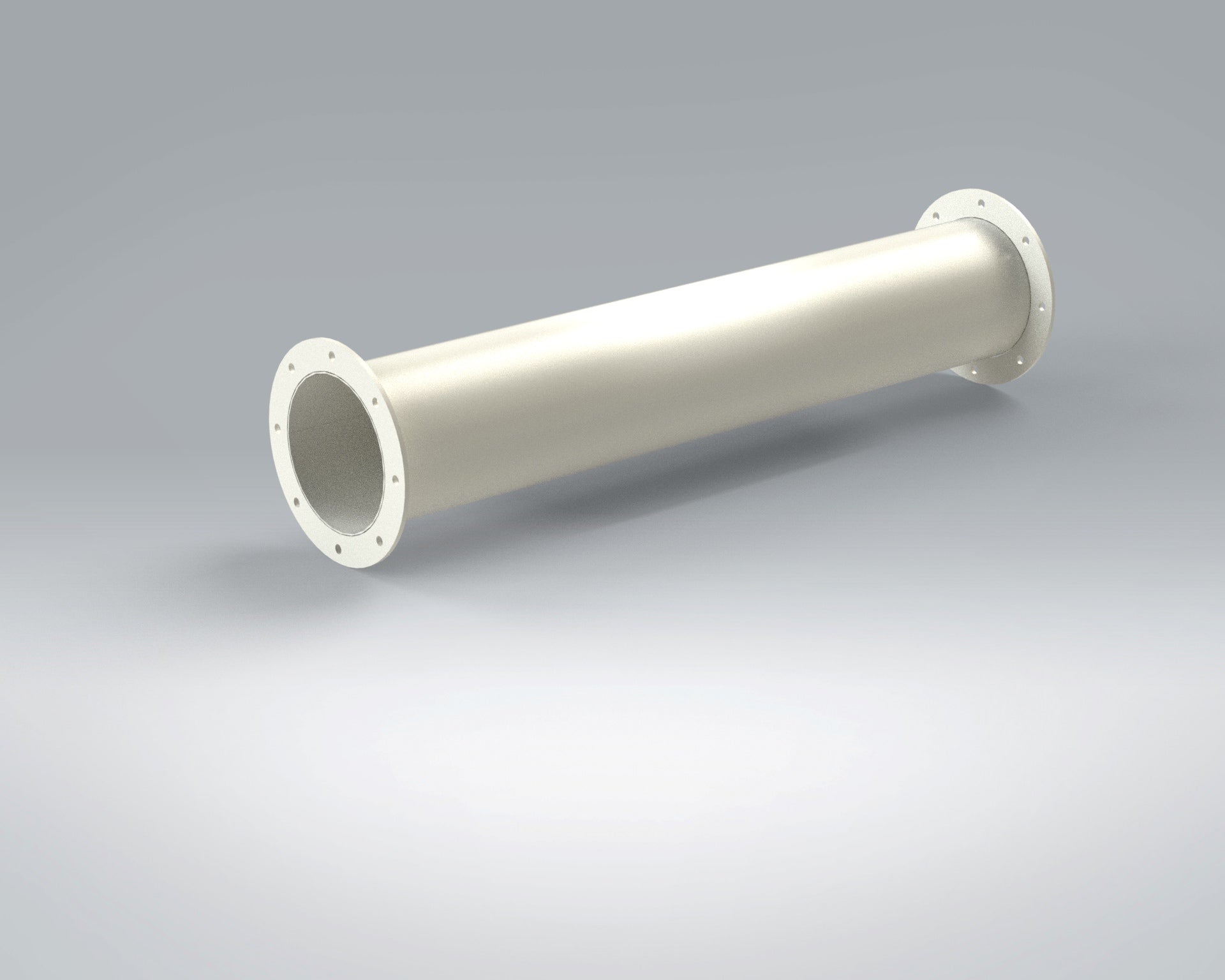 Rohr DN 200 in geschweißter Ausführung nach DIN 24151 mit Flanschen