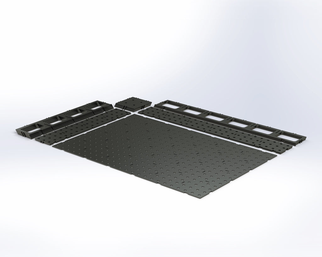 Bausatz Schweisstisch-/Lochtisch Lochplatte 1200x800x150mm System 6x16mm